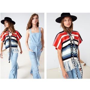 Ulla Johnson striped Poncho top